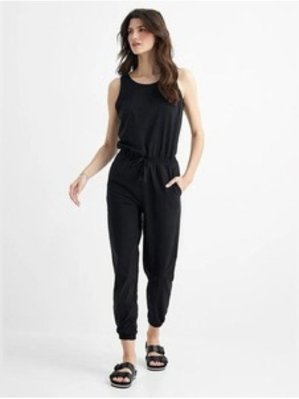 The North Face Never Stop Wearing Sleeveless Black Jumpsuit XS